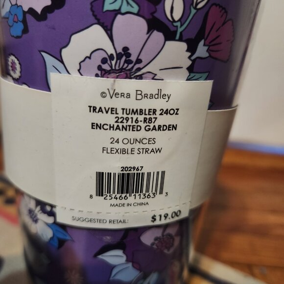 Vera bradley tumbler - Picture 2 of 3